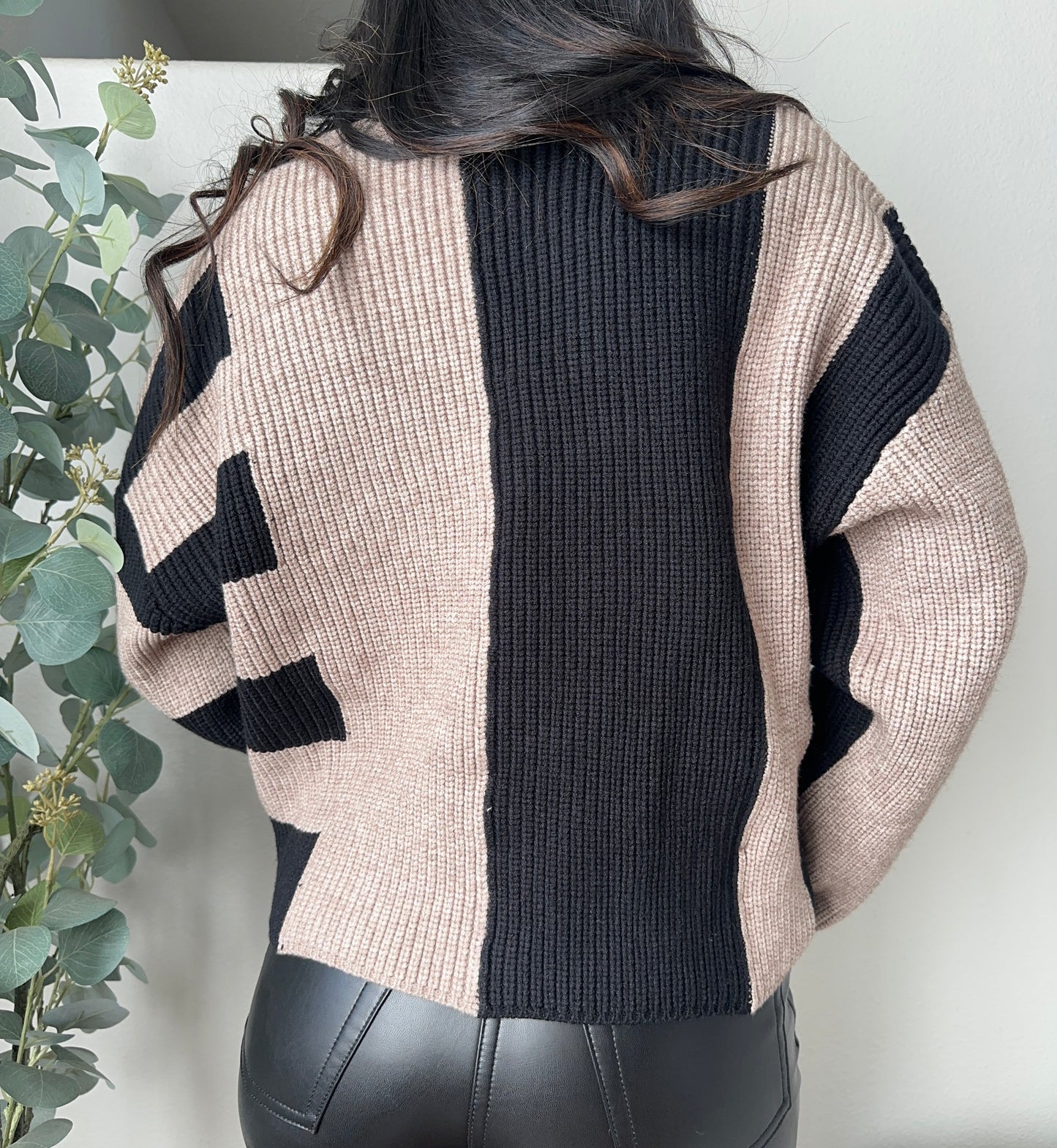 Marlene Sweater (Brown and Black)